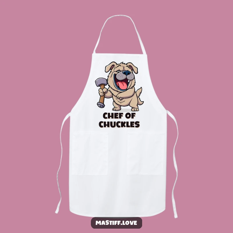 Funny Jovial Mastiff Apron - Hilarious Kitchen Wear for Laughing Cooks & Dog Lovers!
