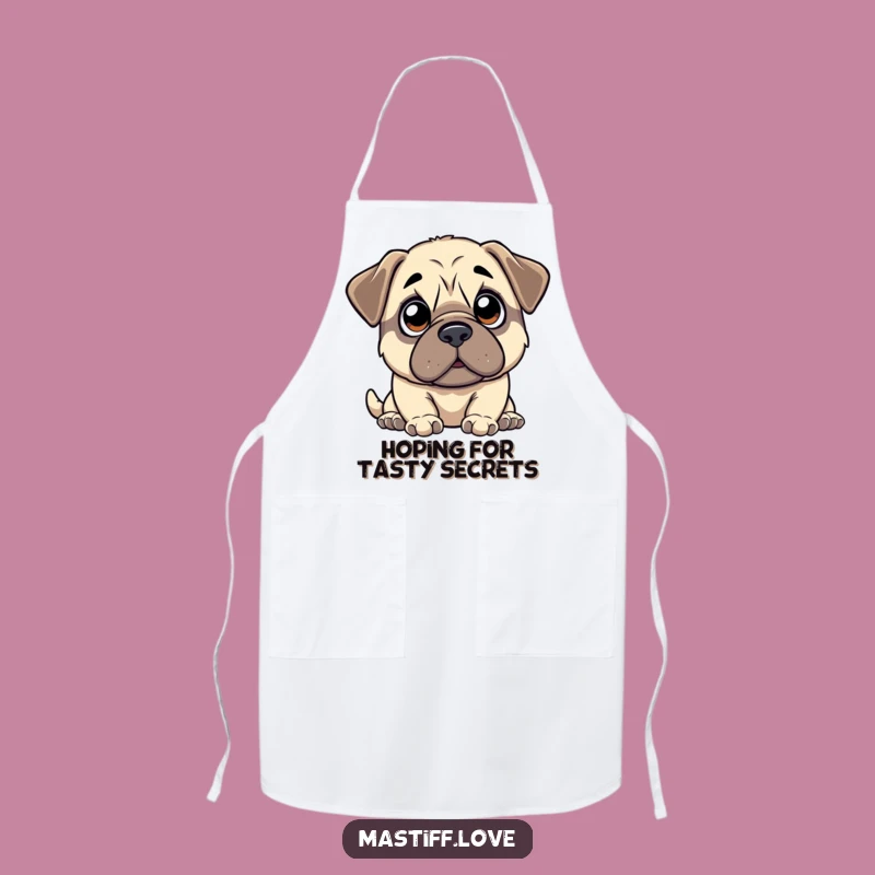 Funny Kawaii Mastiff Apron: Cook with Innocent Charm, Great Funny Kitchen Gift