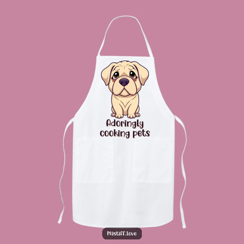 Funny Mastiff Apron: Gentle Love & Hilarious Kitchen Companion