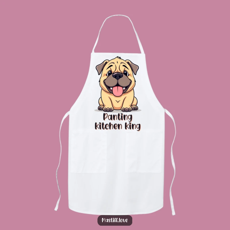 Funny Mastiff Apron: Hilarious Kitchen Wear for the Goofy Dog Lover