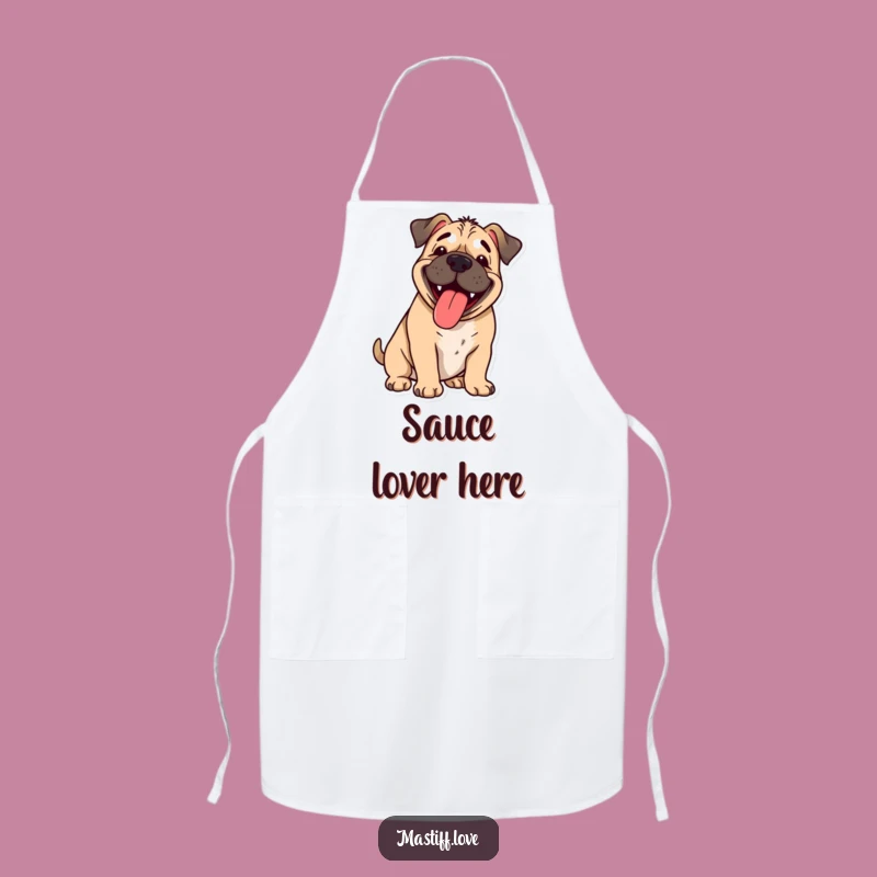 Funny Happy Mastiff Apron: Joyful Chef Gear for Dog-Loving Cooks