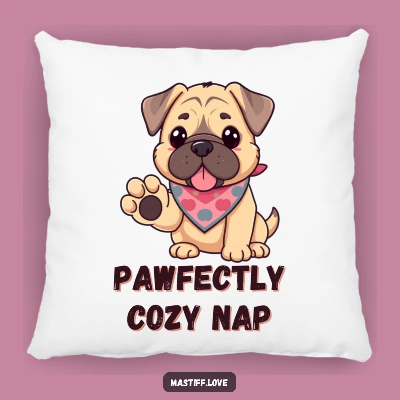 Funny Kawaii Mastiff Paw Pillow: Cozy Companion for Your Couch