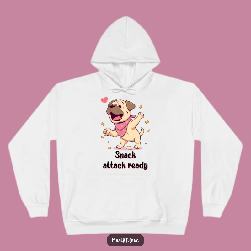 Funny Mastiff Treat Hoodie: Stay Cozy with an Excited Jumper, The Perfect Warm Funny Gift!