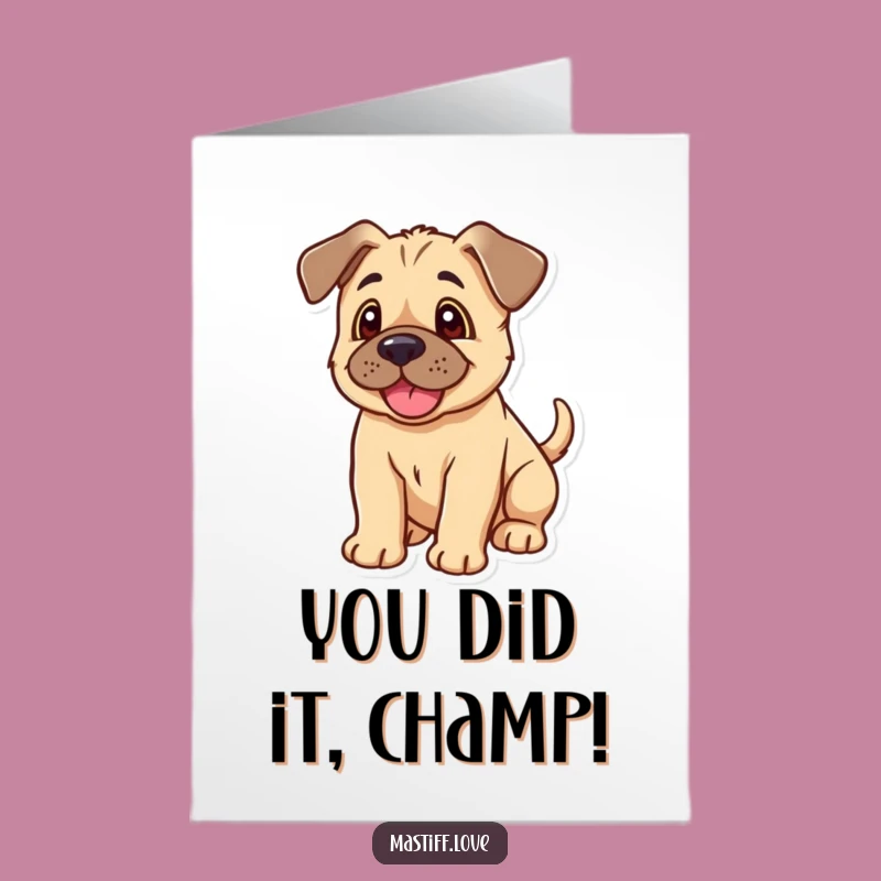 Announce your congratulations with a wag of this free printable card! Easy to print at home for instant celebration.