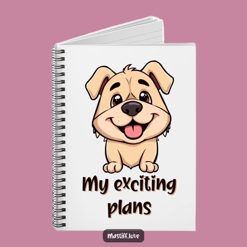 Funny Mastiff Notebook: Jot Down Ideas with Excitement, Gift