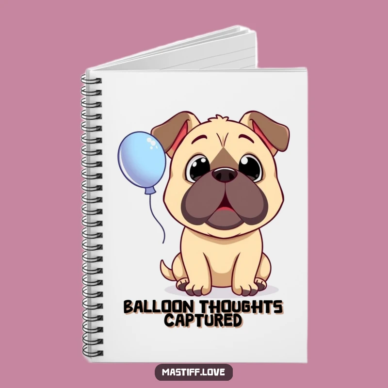 Funny Surprised Mastiff Notebook - Hilarious Dog Journal for Innocent Notes!