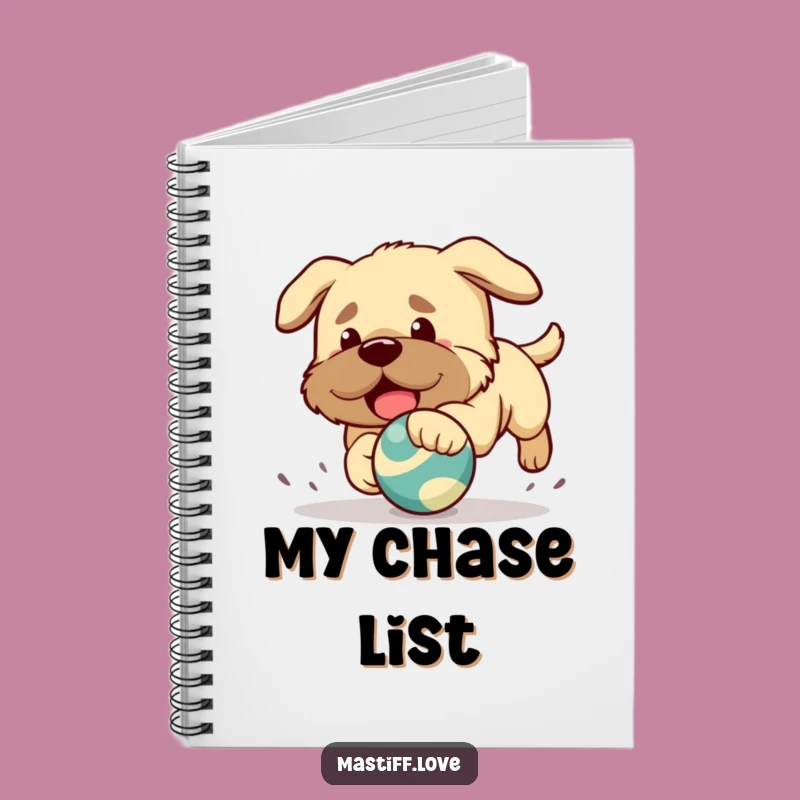 Funny Mastiff Notebook: Jot Down Ideas with Kawaii Puppy Fun, Gift