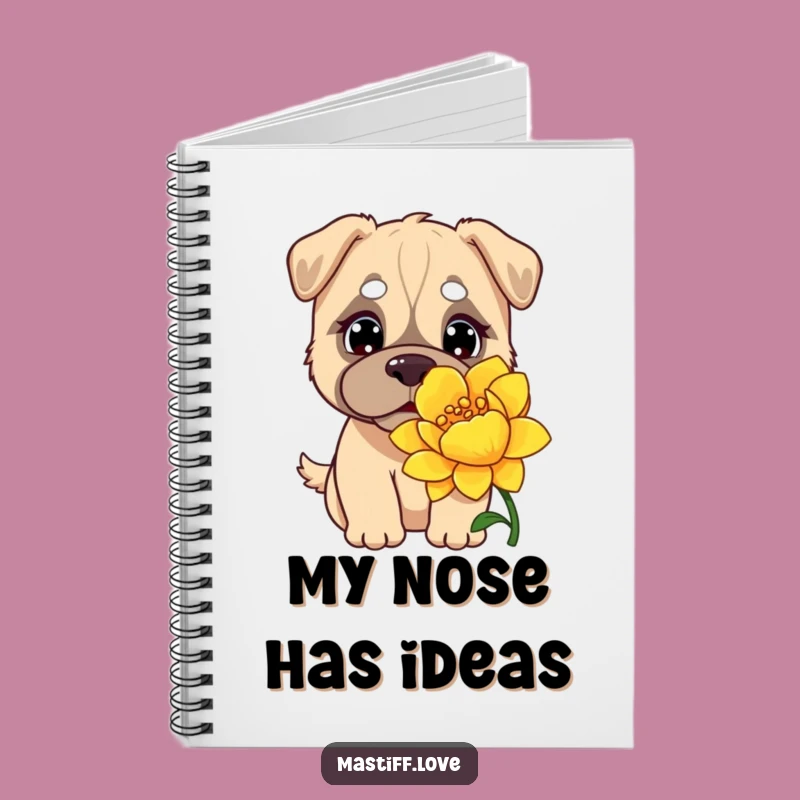 Funny Kawaii Mastiff Notebook: Curious Notes, Ideal Humorous Journal Gift