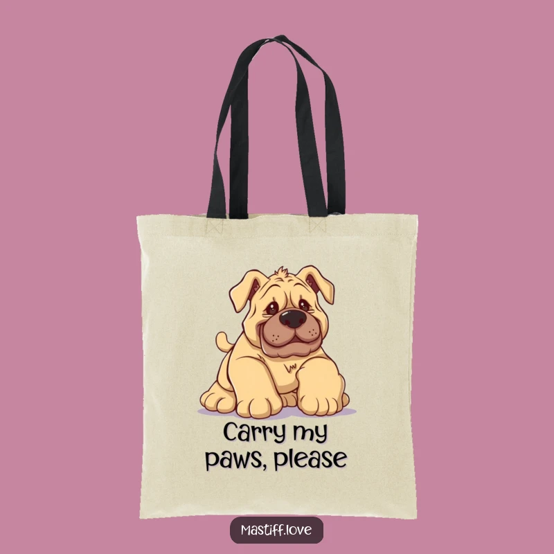 Funny Tripping Mastiff Tote Bag - Hilarious Dog Lover Accessory for Everyday Fun!