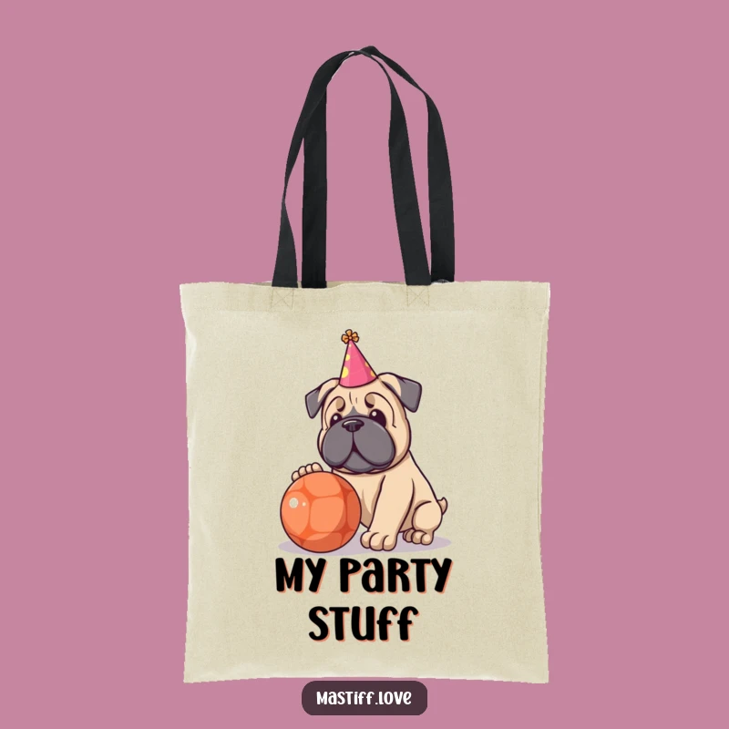 Funny Kawaii Mastiff Party Tote Bag - Carry Your Celebration