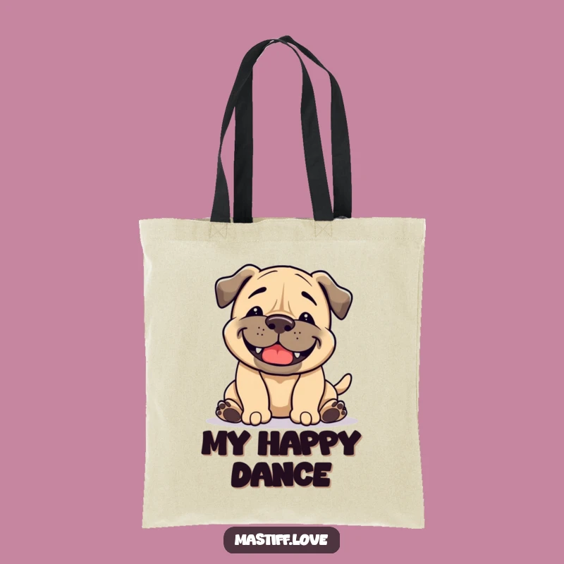 Funny Playful Mastiff Bowing Tote Bag - Carry Your Cheer